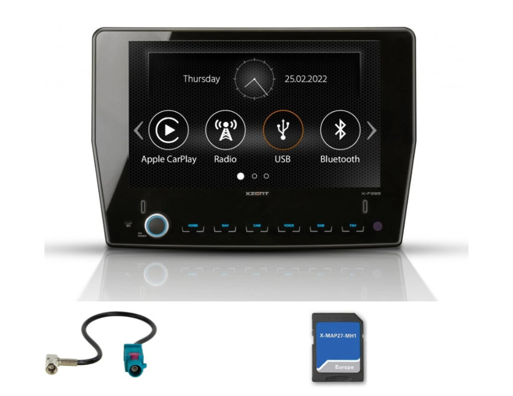 RSM0252 INFOTAINER X-ZENT F285 - NAVIGAČNÍ SOFTWARE S AKTUALIZACÍ 1 ROK ZDARMA