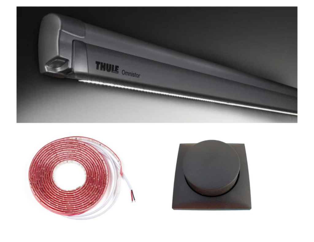 RSM0118 SPODNÍ LED OSVĚTLENÍ SE STMÍVAČEM PRO MARKÝZY THULE 4M