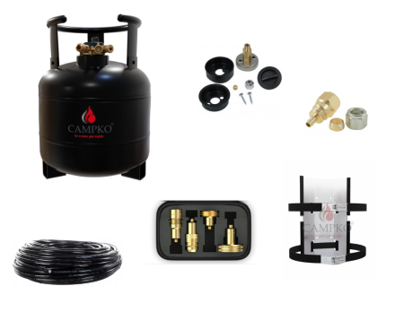 PLNÍCÍ SYSTÉM PLYNU CAMPKO - 15L - 1 LAHEV