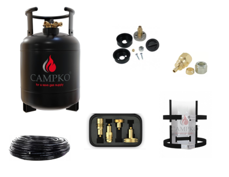PLNÍCÍ SYSTÉM PLYNU CAMPKO 22L - 1 LAHEV