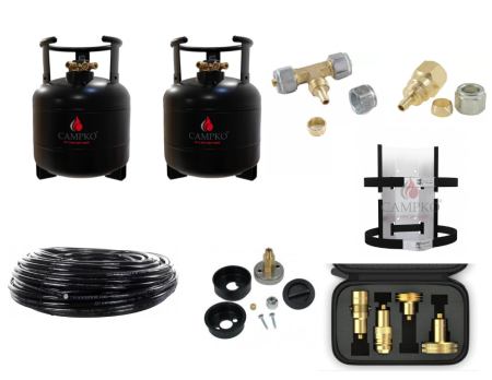 PLNÍSÍ SYSTÉM PLYNU CAMPKO - 15L - 2 LAHVE