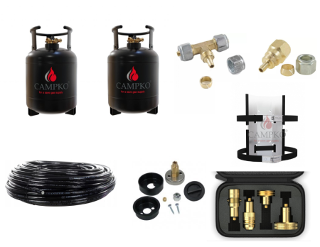 PLNÍCÍ SYSTÉM PLYNU CAMPKO - 22L - 2 LAHVE