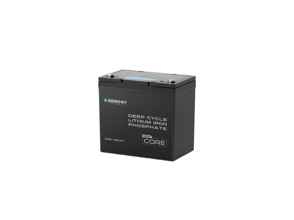 BATERIE RENOGY CORE MINI 100AH 12V LIFEPO4 DEEP CYCLE | IP 65 |