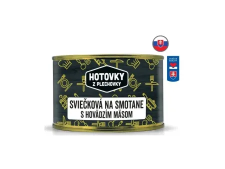 SVÍČKOVÁ NA SMETANĚ S HOVĚZÍM MASEM - 400g
