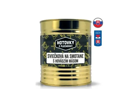 SVÍČKOVÁ NA SMETANĚ S HOVĚZÍM MASEM - 800g