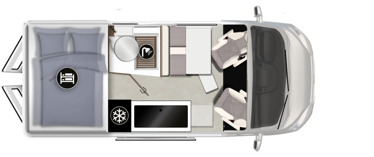 KARMANN MOBIL DEXTER 581 PALANDY 4 OSOBY- PH05