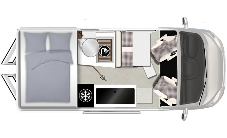 KARMANN MOBIL DAVIS 590 TRENDSTYLE